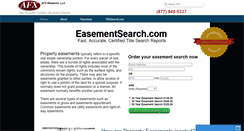 Desktop Screenshot of easementsearch.com